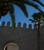 Old town walls of Vejer in Costa de la Luz